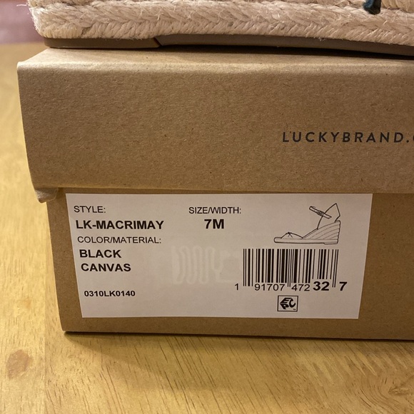 Lucky Brand wedge size 7 new - Picture 2 of 5